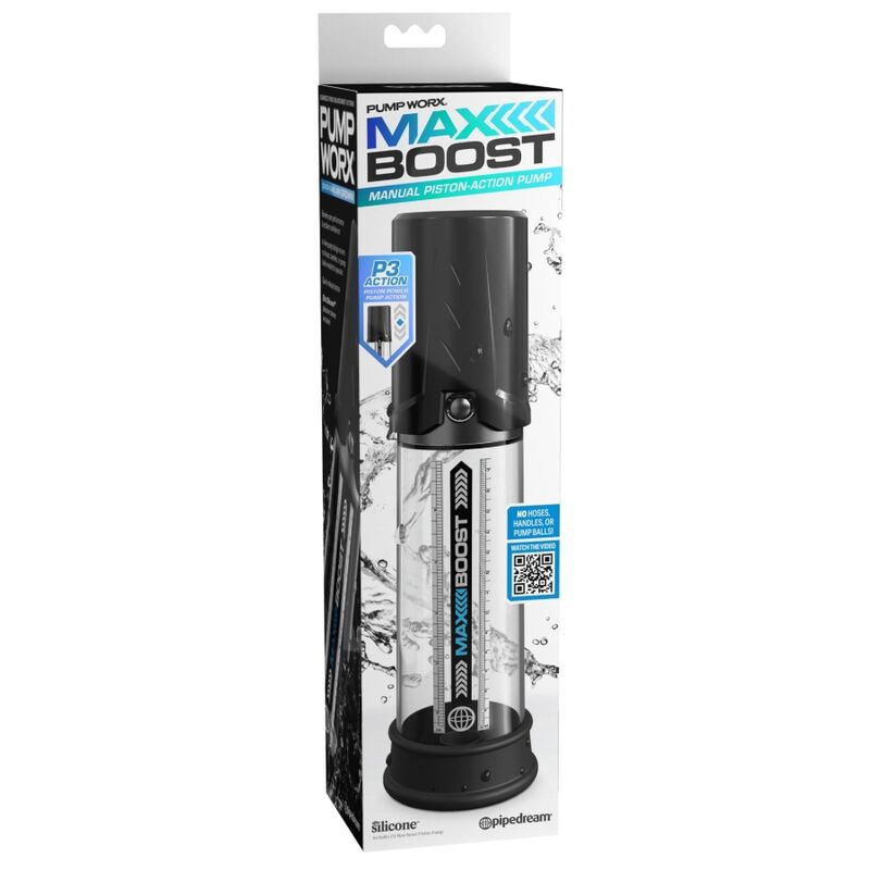 Pompe per il pene Pump worx Max boost nero
