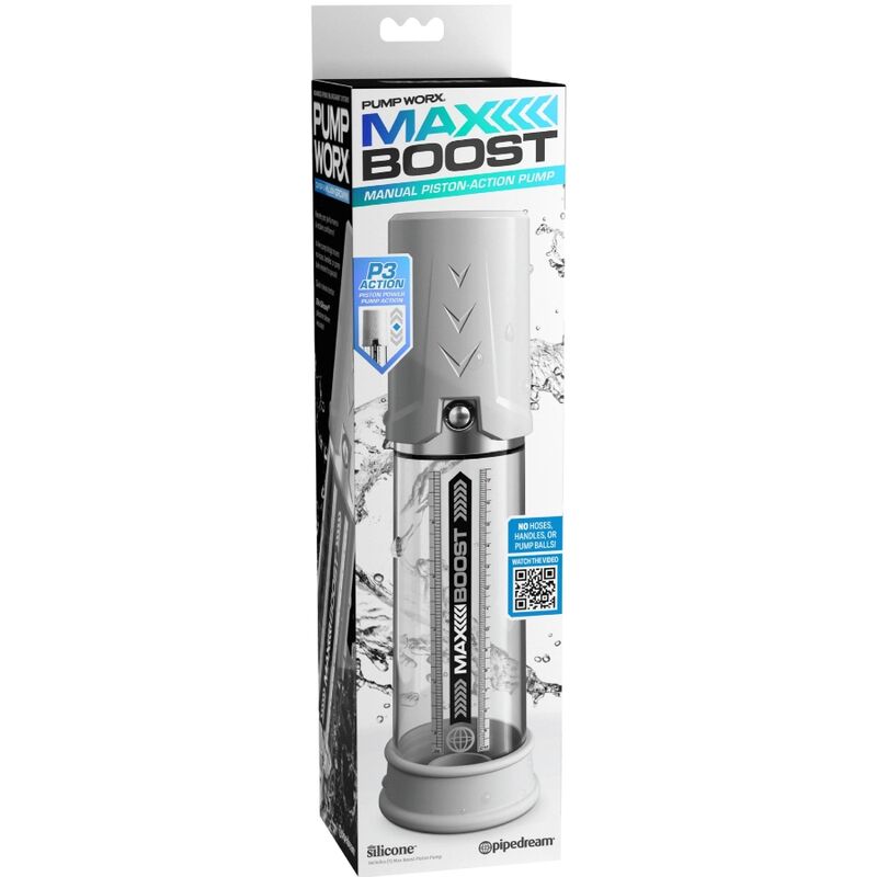 Pompe per il pene Pump worx Max boost bianco