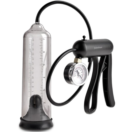 Pompa per il pene Pro-gauge power Pump Worx trasparente/nera