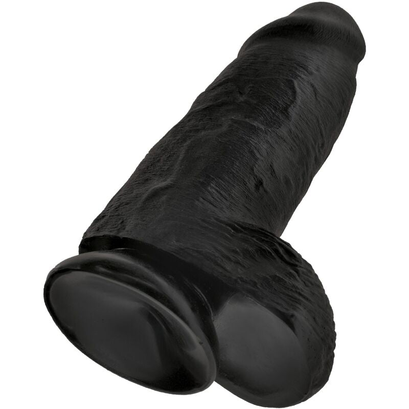 King cock - pene realistico chubby 23 cm nero