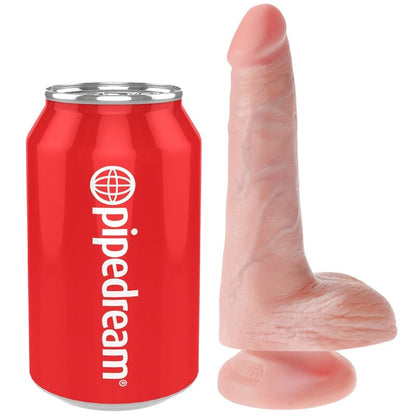 King cock - pene realistico con sfere 13,5 cm leggero