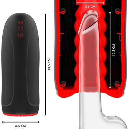 Jamyjob - effetto riscaldante swing-r, swing tech e masturbatore vibrante