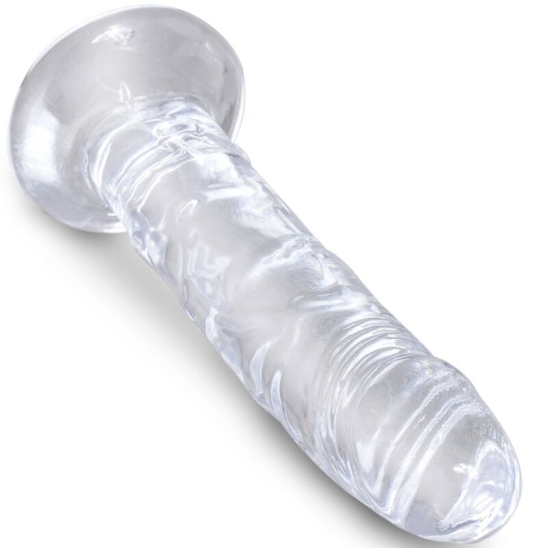 King cock clear - pene realistico 15,5 cm trasparente