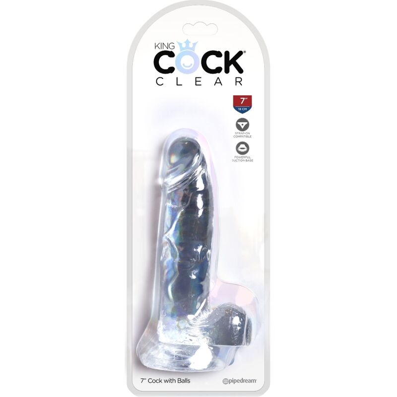 Dildo KING COCK Clear 15,2 cm trasparente