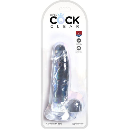 Dildo KING COCK Clear 15,2 cm trasparente