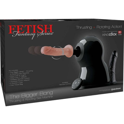 Serie fetish fantasy - macchina del sesso grande rotazione e spinta bang