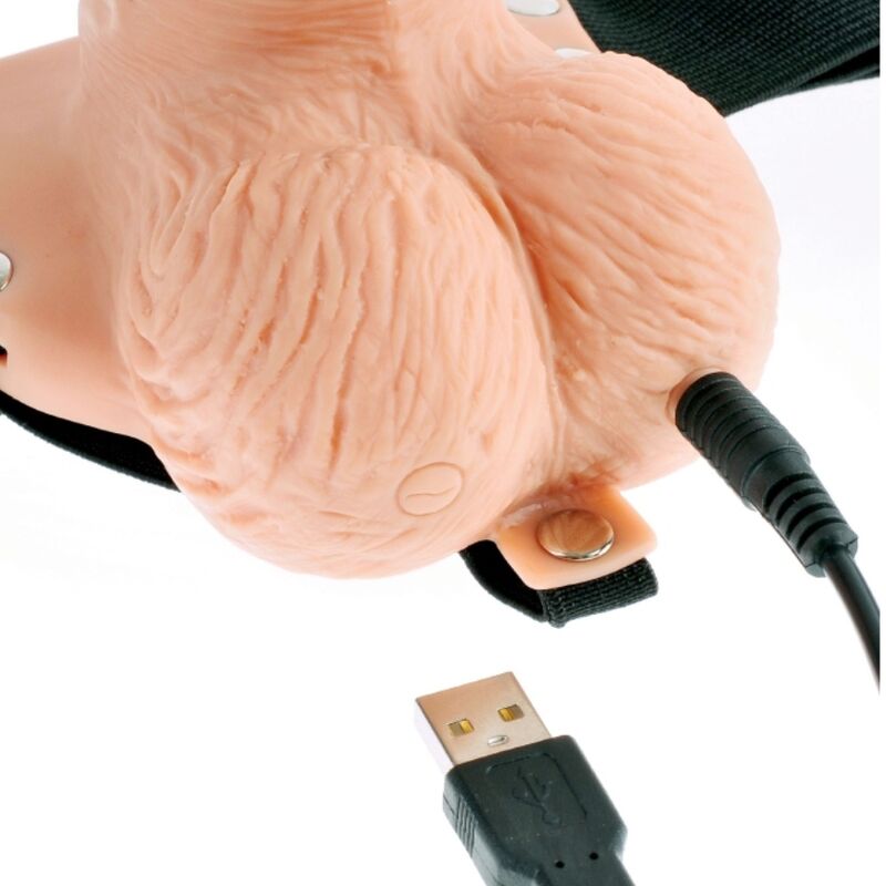 Strap-On Dildo Fetish Fantasy Series "6" con Imbracatura Regolabile e Telecomando