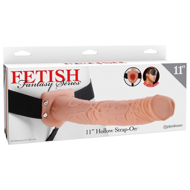 Serie fetish fantasy - imbracatura regolabile pene realistico 28 cm