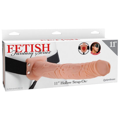 Serie fetish fantasy - imbracatura regolabile pene realistico 28 cm
