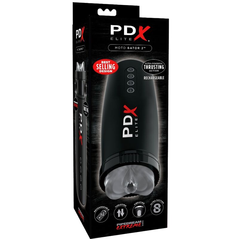 Pdx elite - masturbateur stroker rechargeable ultra puissant