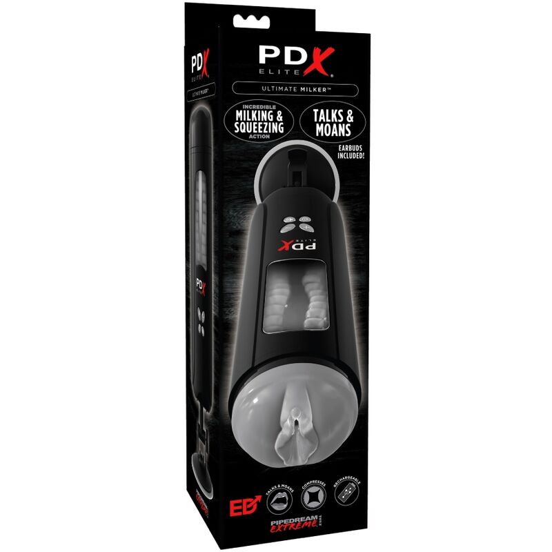 Pdx elite - masturbateur vagin stroker ultimate milker avec voix