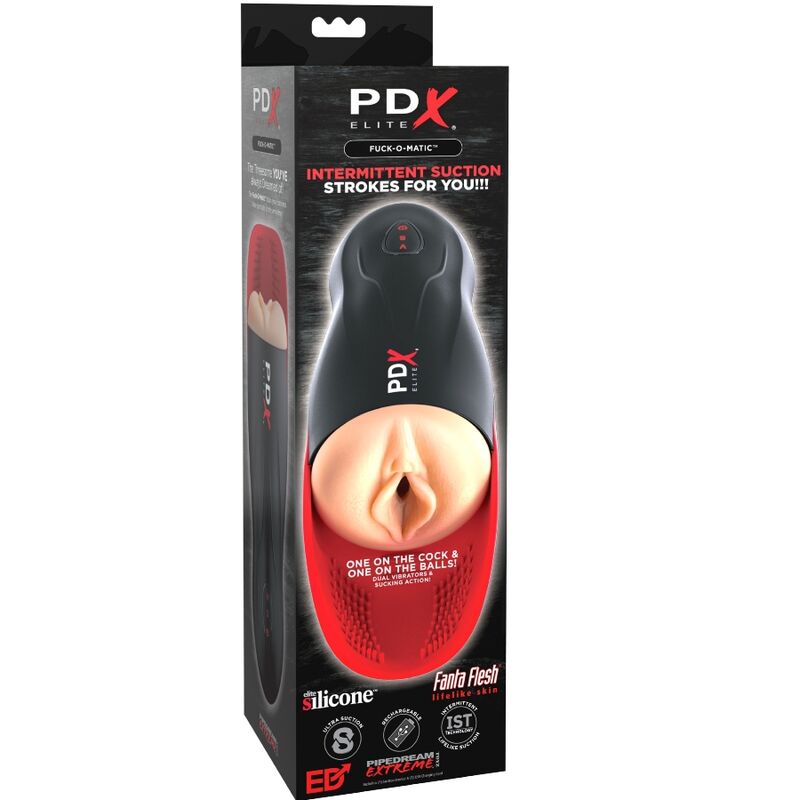 Pdx elite - stroker fuck-o-matic vagin double vibration masturbateur pénis et testicules