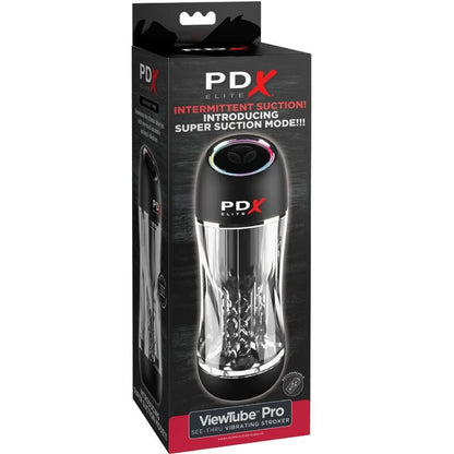 Pdx elite - masturbateur vibrant transparent stroker viewtube pro