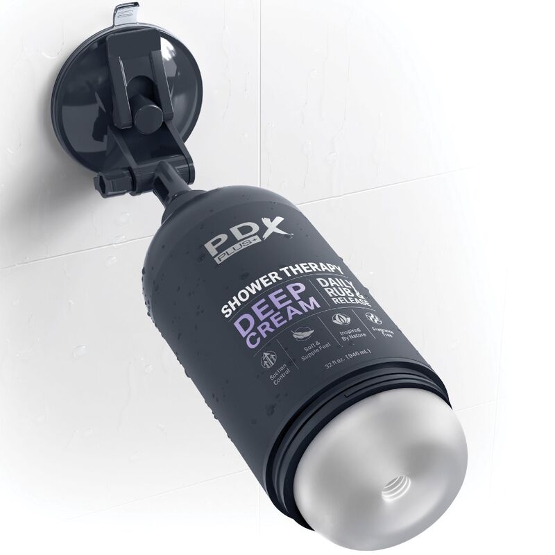 Pdx plus - masturbatore stroker dal design discreto con flacone di shampoo crema profonda