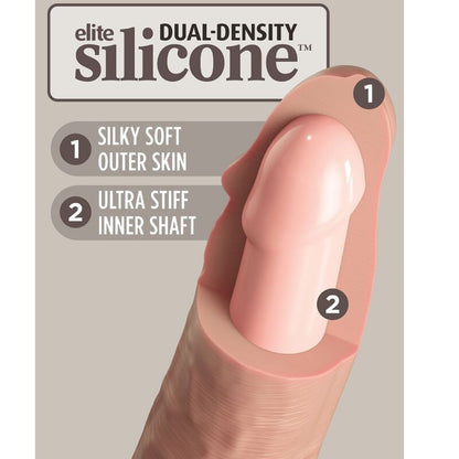 King cock elite - dildo realistico in silicone 15,2 cm