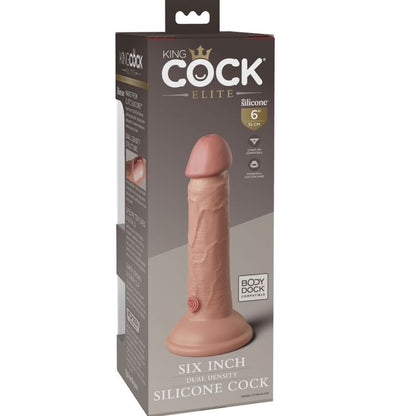 King cock elite - dildo realistico in silicone 15,2 cm