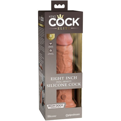 King cock elite - dildo realistico in silicone 20,3 cm candy