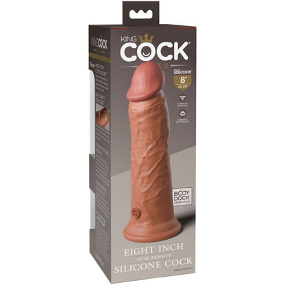 King cock elite - dildo realistico in silicone 20,3 cm candy