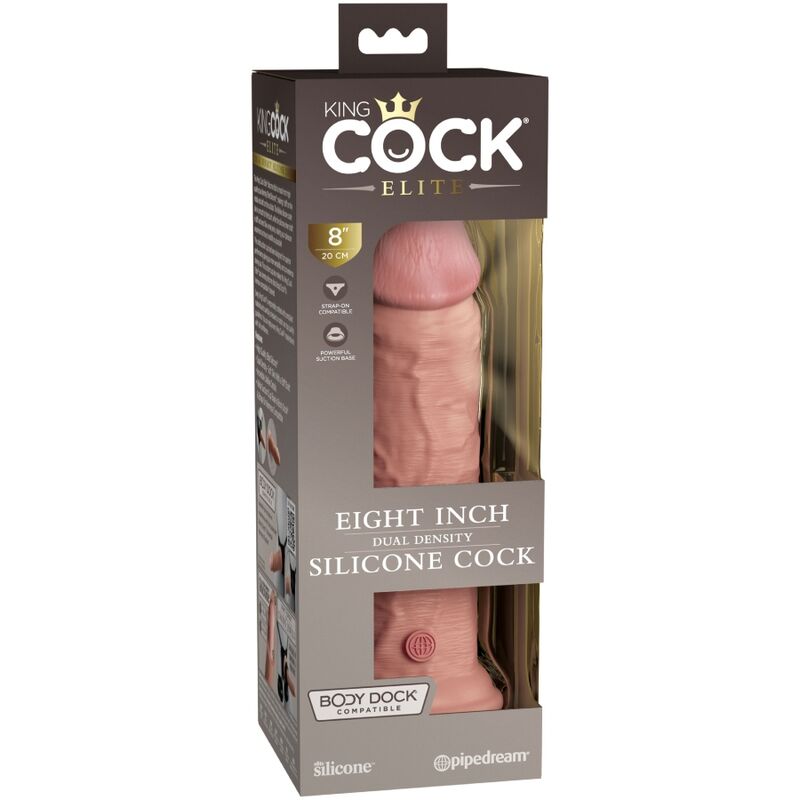 King Cock Elite - godemichet réaliste en silicone 20,3 cm