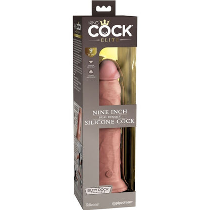 King cock elite - dildo realistico in silicone 23 cm