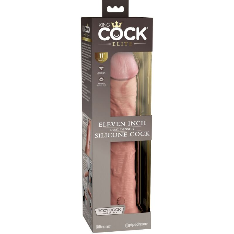 King cock elite - dildo realistico in silicone 28 cm