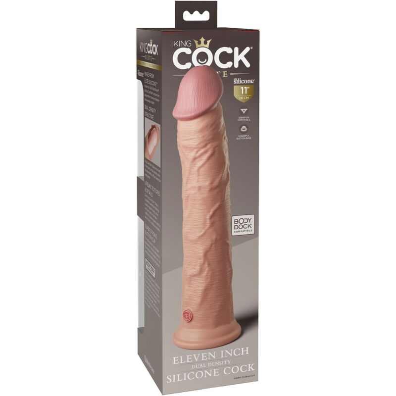 King cock elite - dildo realistico in silicone 28 cm