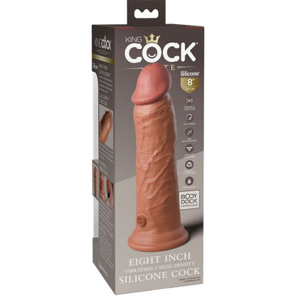 King cock elite - vibratore realistico e dildo in silicone 20,3 cm candy