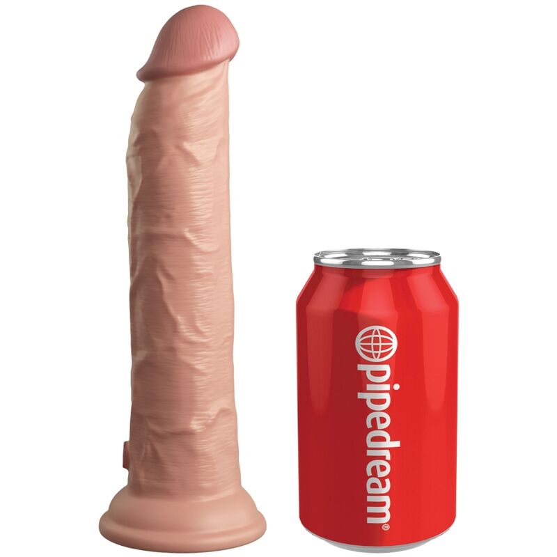 King cock elite - vibratore realistico e dildo in silicone telecomando 23 cm