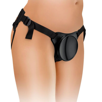 Strap-On Dildo King Cock Elite Imbragatura Regolabile per Principianti Nera