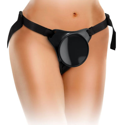 Strap-On Dildo King Cock Elite Imbragatura Regolabile per Principianti Nera