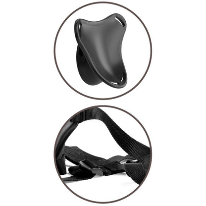 King cock elite - imbragatura regolabile per principianti con dildo 15,2 cm