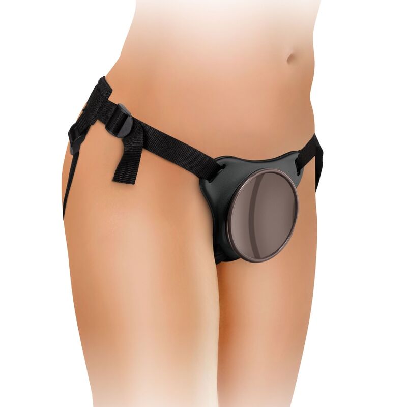 King cock elite - harnais confortable réglable avec gode 17,8 cm