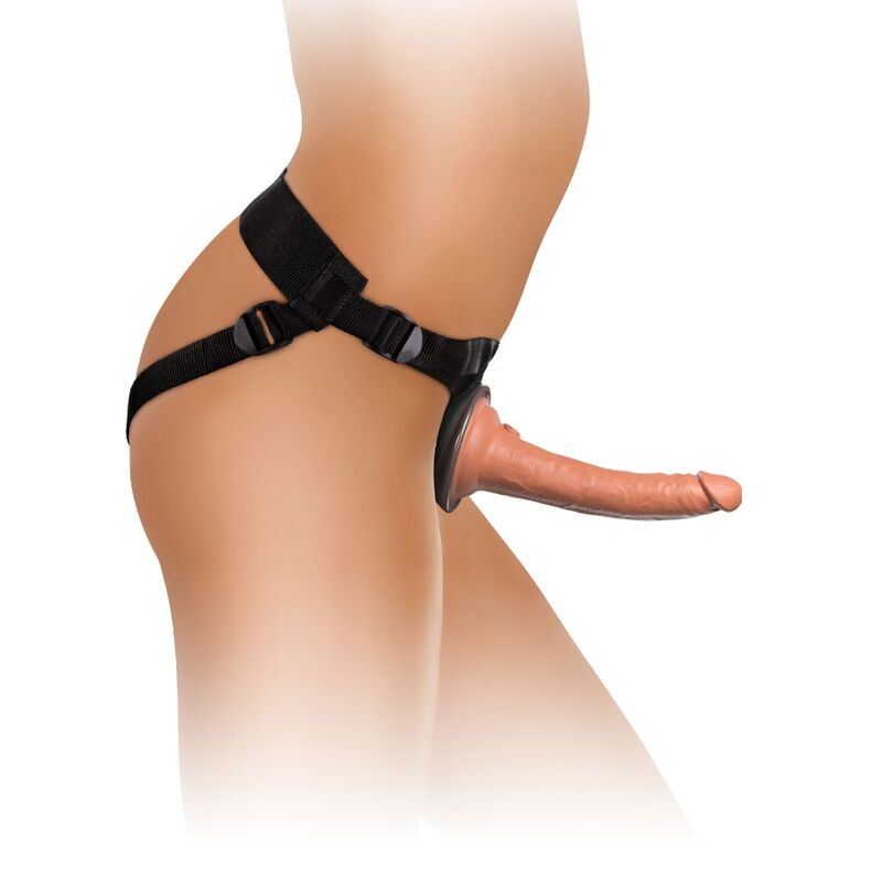 King cock elite - harnais confortable réglable avec gode 17,8 cm