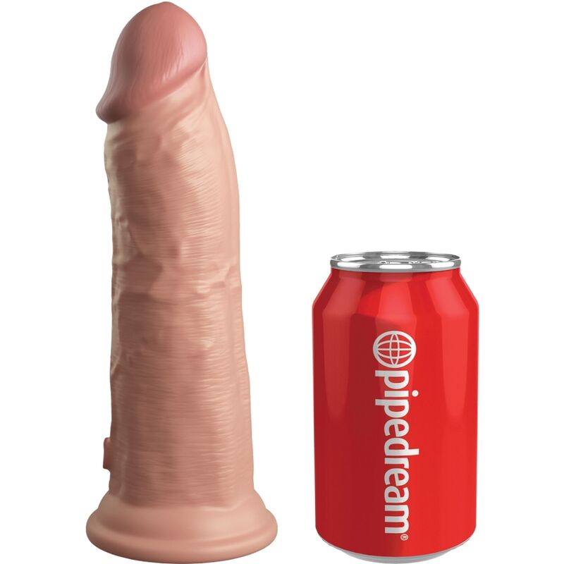 King cock elite - kit imbracatura regolabile deluxe anello con testicoli e dildo 20,3 cm