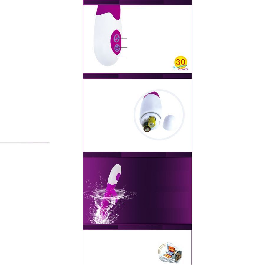 Vibratore Rabbit Pretty Love Flirtation Brighty Viola/Bianco