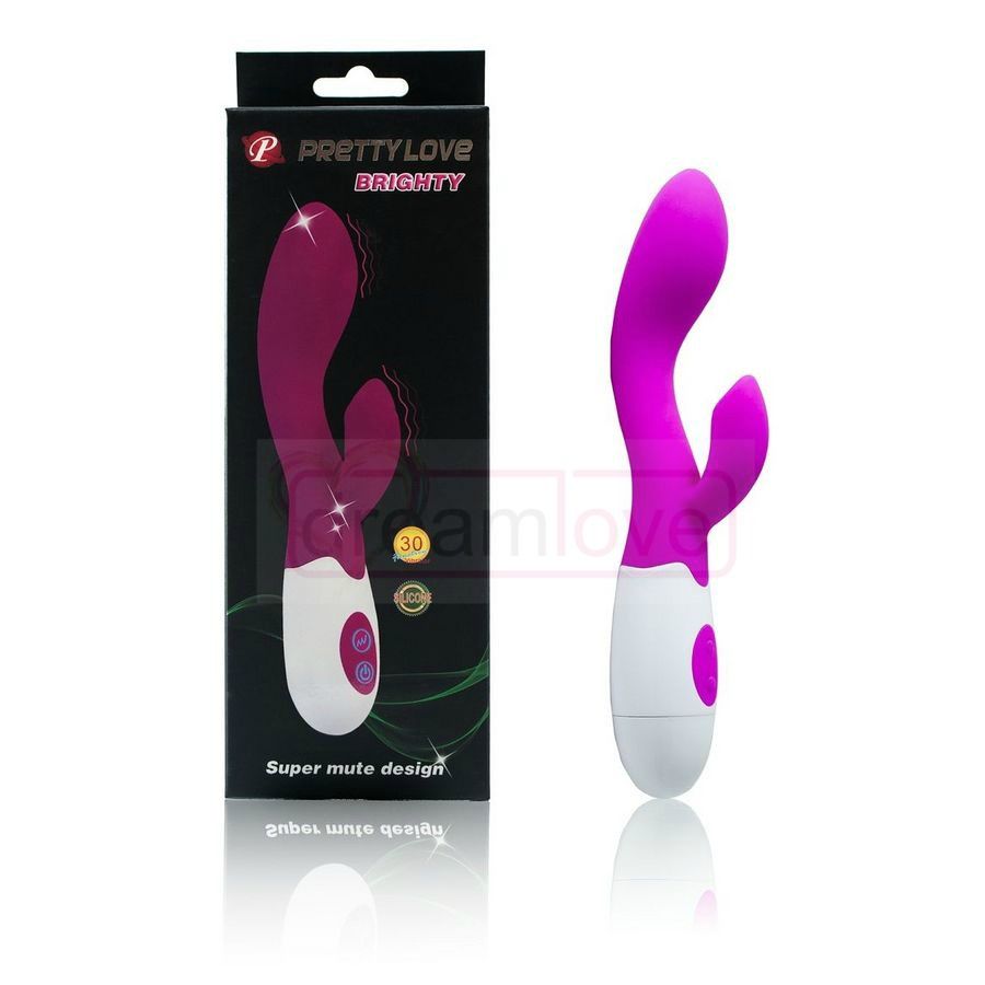Vibratore Rabbit Pretty Love Flirtation Brighty Viola/Bianco