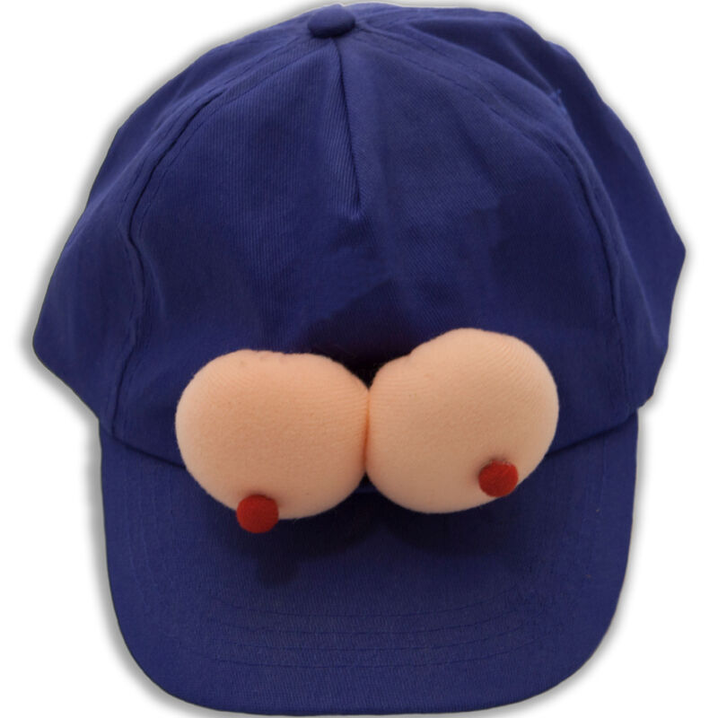 Diablo picante - chapeau bleu avec des seins