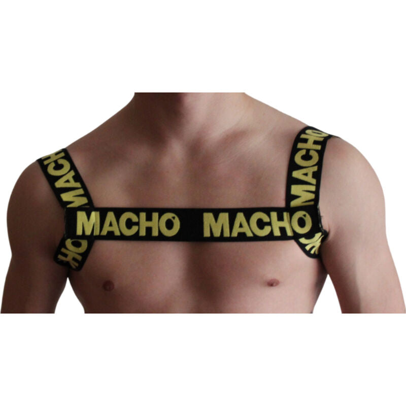 Macho - pettorina doppia gialla