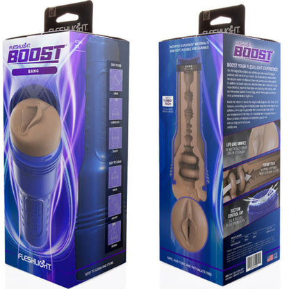 Masturbateur Homme Fleshlight Boost Vagin Bleu clair