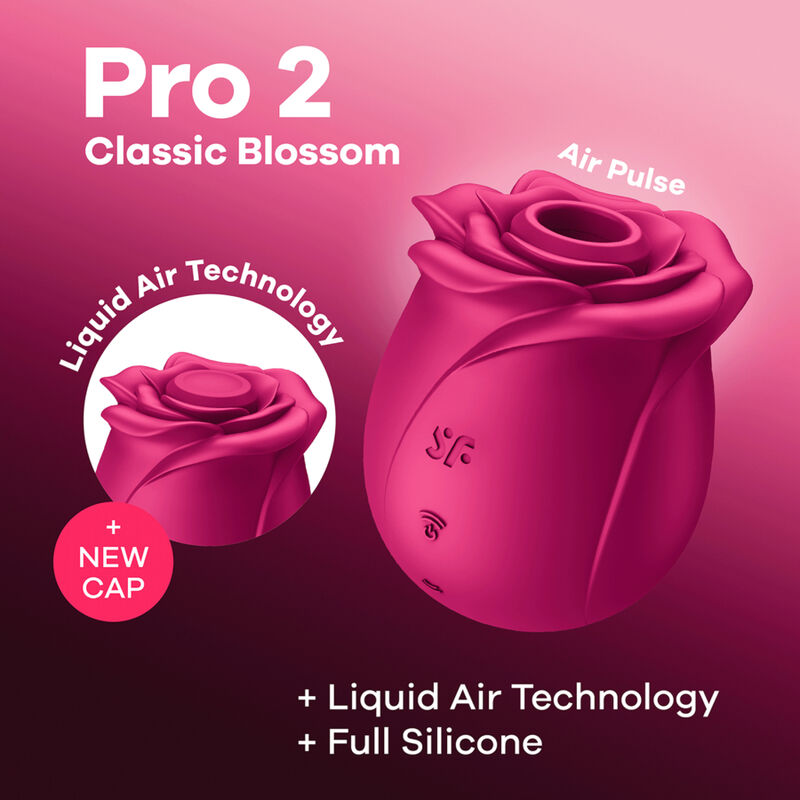 Satisfyer - air pulse vibratore pro 2 classic blossom