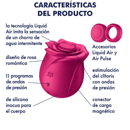 Satisfyer - air pulse vibratore pro 2 classic blossom