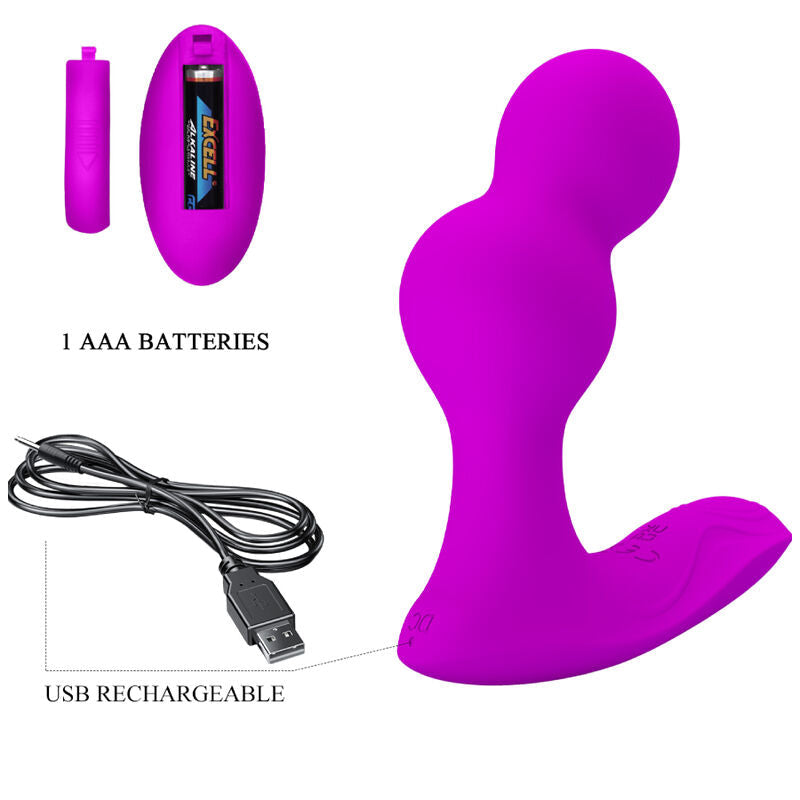 Pretty love - masseur vibrant anal terrance avec télécommande