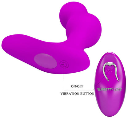 Pretty love - masseur vibrant anal terrance avec télécommande