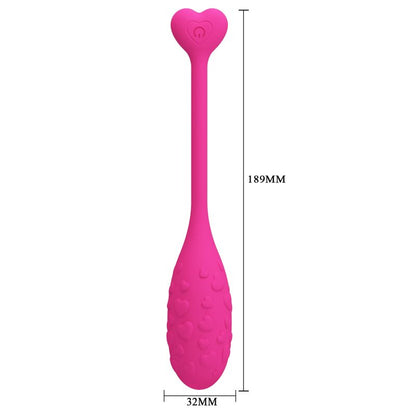 Pretty love - uovo vibrante pink fisher controllato da app