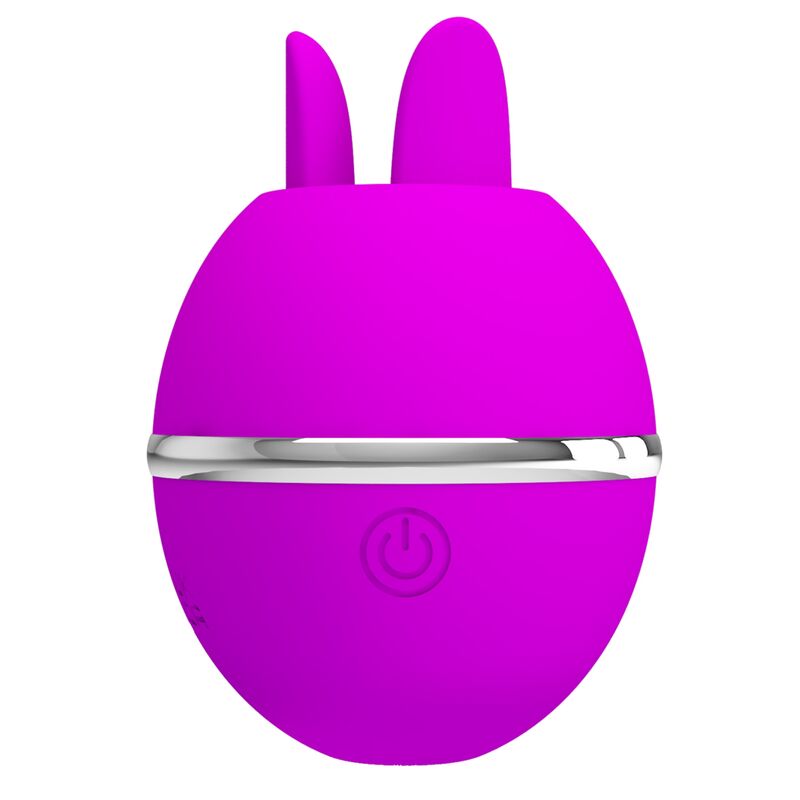 Pretty love - vibratore in silicone tondo viola gemini ball