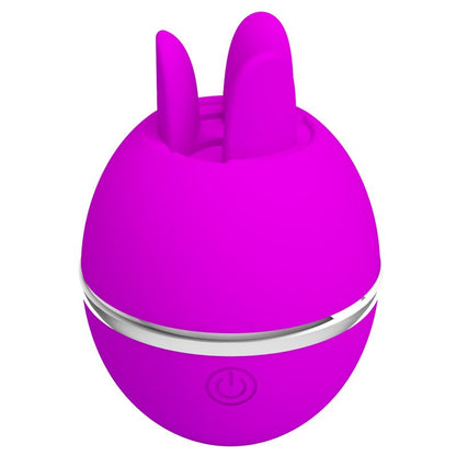 Pretty love - vibratore in silicone tondo viola gemini ball
