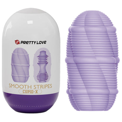 Pretty love - œuf masturbateur cupidon à rayures lisses