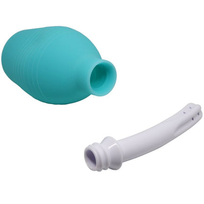 Mr play - doccia anale in gomma blu pera