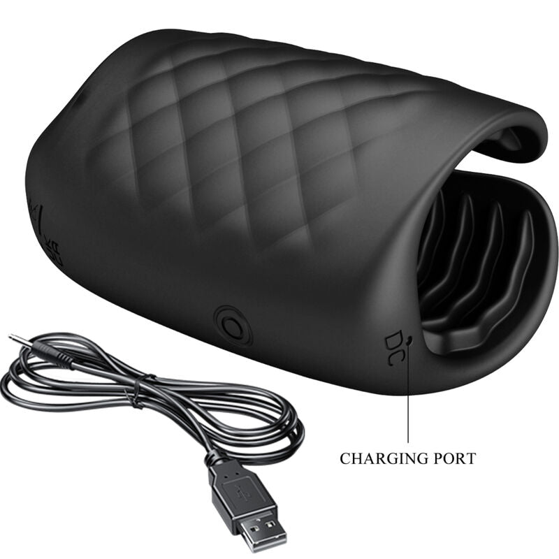 Pretty love - masturbateur manuel pour gland vibrant rechargeable