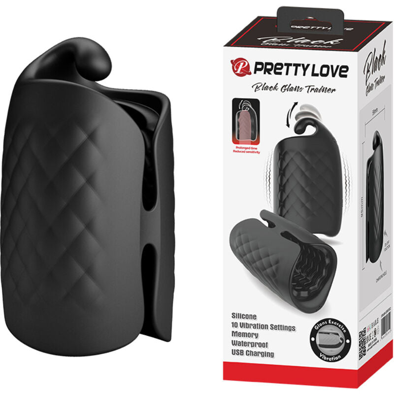 Pretty love - masturbateur manuel pour gland vibrant rechargeable